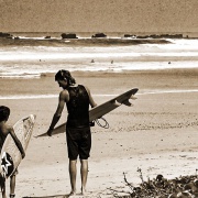 Collin and Charley Walker Vintage at Playa Guiones