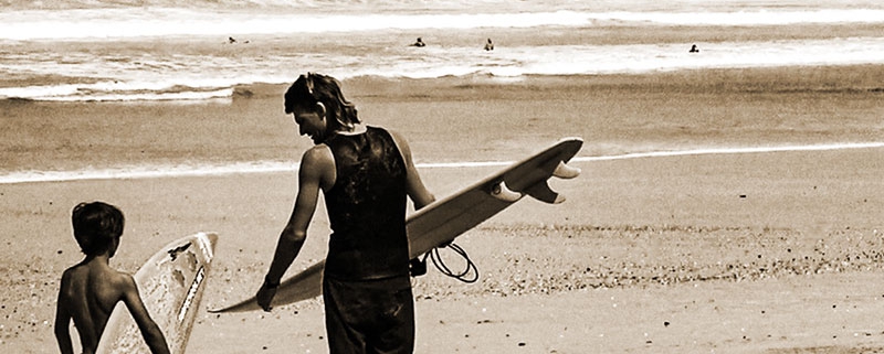 Collin and Charley Walker Vintage at Playa Guiones