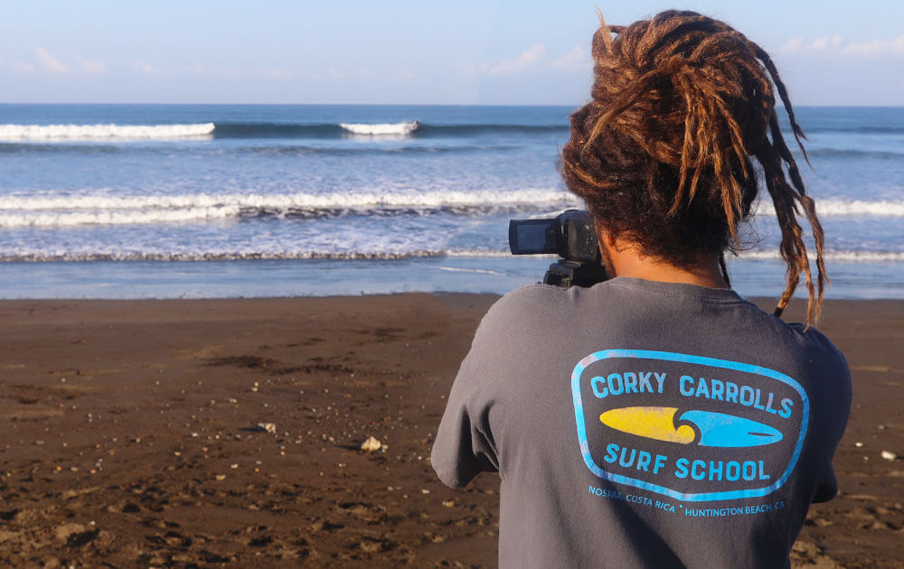 Nosara Surf Lesson Video Recording