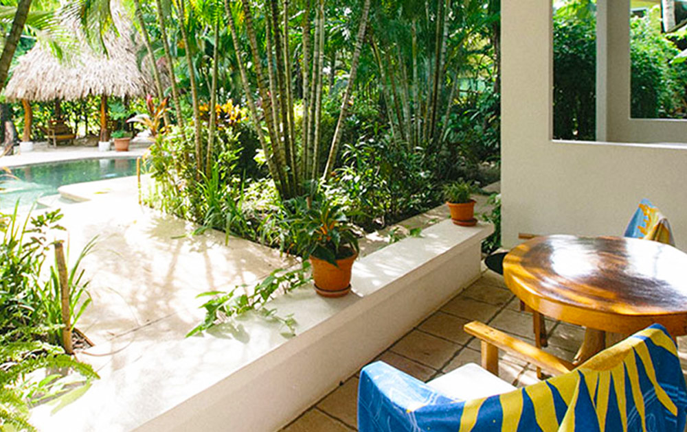 Room Patio at Corky Carroll's Surf Resort