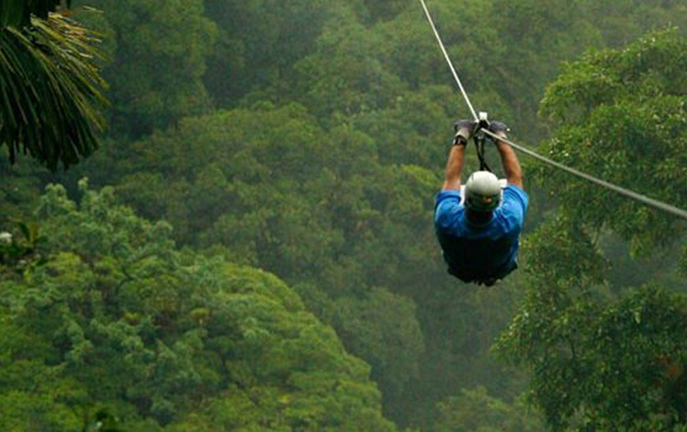 Ziplining in Costa Rica